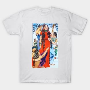 Girls beautifying a powerful woman T-Shirt